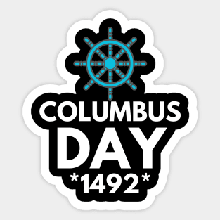 Columbus Day 2023 Sticker